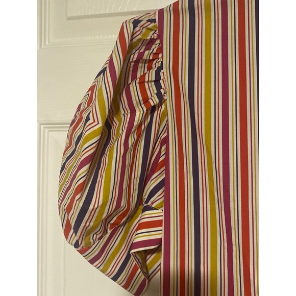 Silvia Tcherassi Roopal Midi-Dress Striped Size Large - Picture 12 of 13